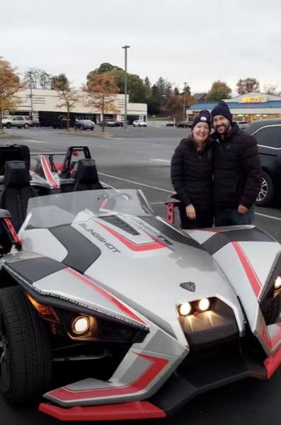 Polaris Slingshot rental pickup Lancaster PA